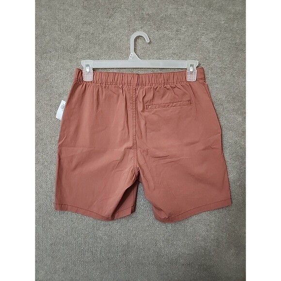 Old Navy Slim Built-In Flex Tech Jogger Shorts Mens M Dusty Red Stretch NEW - Picture 8 of 12